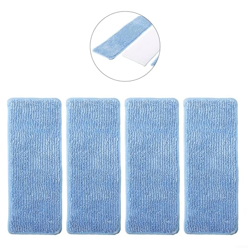 4 Stück Wischtuch-Ersatz-Pads, für P11 / P11, für Combo / P10 / P10 Pro / U1, Roboter-Staubsauger, Bodenreiniger-Wischpad, Mikrofaser-Nass-Trockenwischen, wiederverwendbare Wischpads