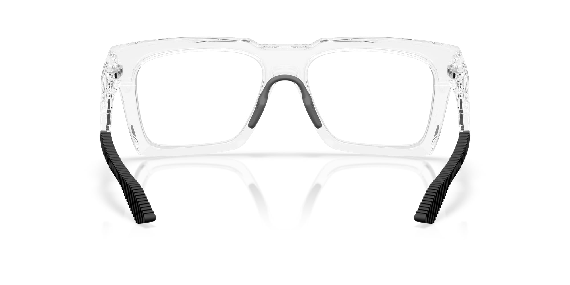Oakley Ox8190 Enigma Ink Square Prescription Eyewear Frames, Polished Clear/Demo Lens, 55 mm - Image 4 thumbnail