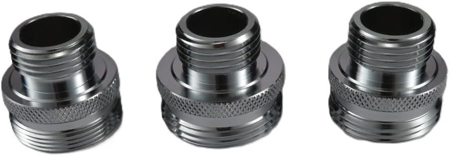 3Pcs Shower Arm Adapter Ball End, Swivel Connector Converts Old Heads to 1/2 Inch Male Pipe Thread