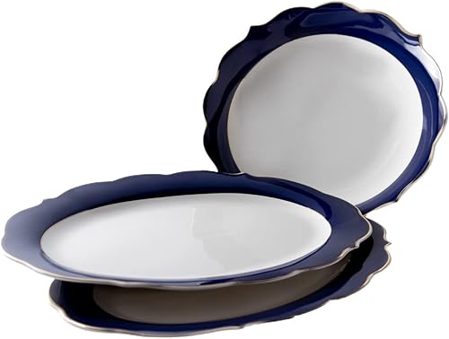 Pink&More Juego de vajilla de porcelana de porcelana de hueso de 3 piezas, esmalte reactivo, duradero, sin plomo y sin cadmio, juegos de platos y