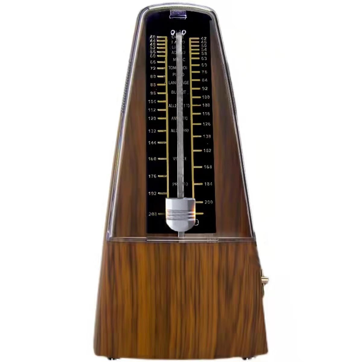 Metronom mechaniczny, głośny metronom fortepianowy, skrzypce, gitara, zestaw, perkusja, instrumenty, uniwersalny rytmolog (instrument muzyczny uniwersalny [kolor drewna])