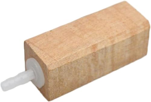 Difusor de piedra de burbuja de aire de madera natural del acuario del oxígeno que aumenta la piedra de aire de madera para los peces para el