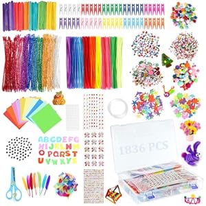 Jetop Zestaw Scrapbookingu 1836 Sztuk Dziecięcy