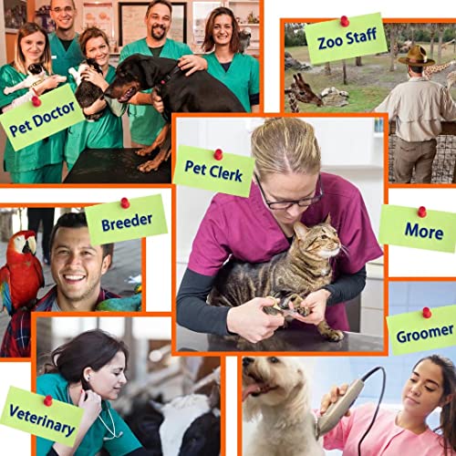 Wzqh 23.6 Inches Leather Animal Handling Gloves, Multipurpose Pet Glove For Grabbing Reptile, Grooming, Trips To Vet. Puncture & Scratch Resistant, Bite Proof For Cat Dog Bird Falcon Livestock Snake #TOP5