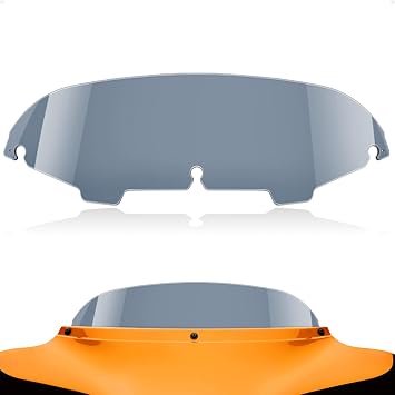 PBYMT 5" Windshield Windscreen Compatible for 96-13 Harley Davidson Touring Street Glide Electra Glide FLHT FLHTCU Ultra Classic Glide FLHX FLHTK Tri Glide 1996-2013, Tint