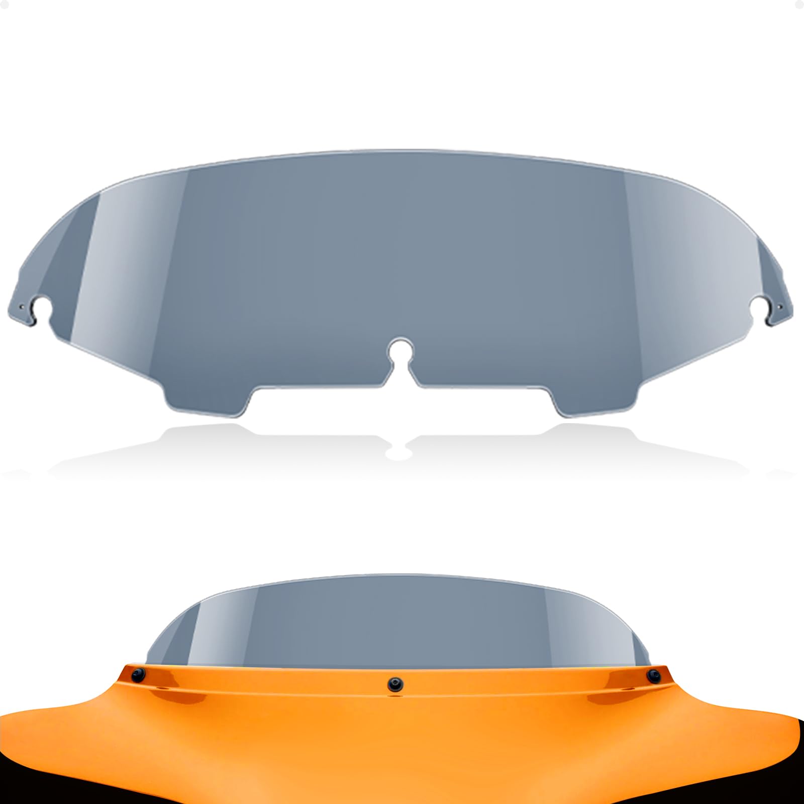 PBYMT 5" Windshield Windscreen Compatible for 96-13 Harley Davidson Touring Street Glide Electra Glide FLHT FLHTCU Ultra Classic Glide FLHX FLHTK Tri Glide 1996-2013, Tint