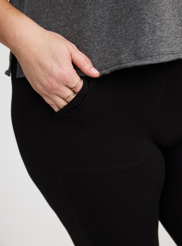 Torrid Women's Plus Size Leggings - Full-Length Slim Boot Pocket Legging2