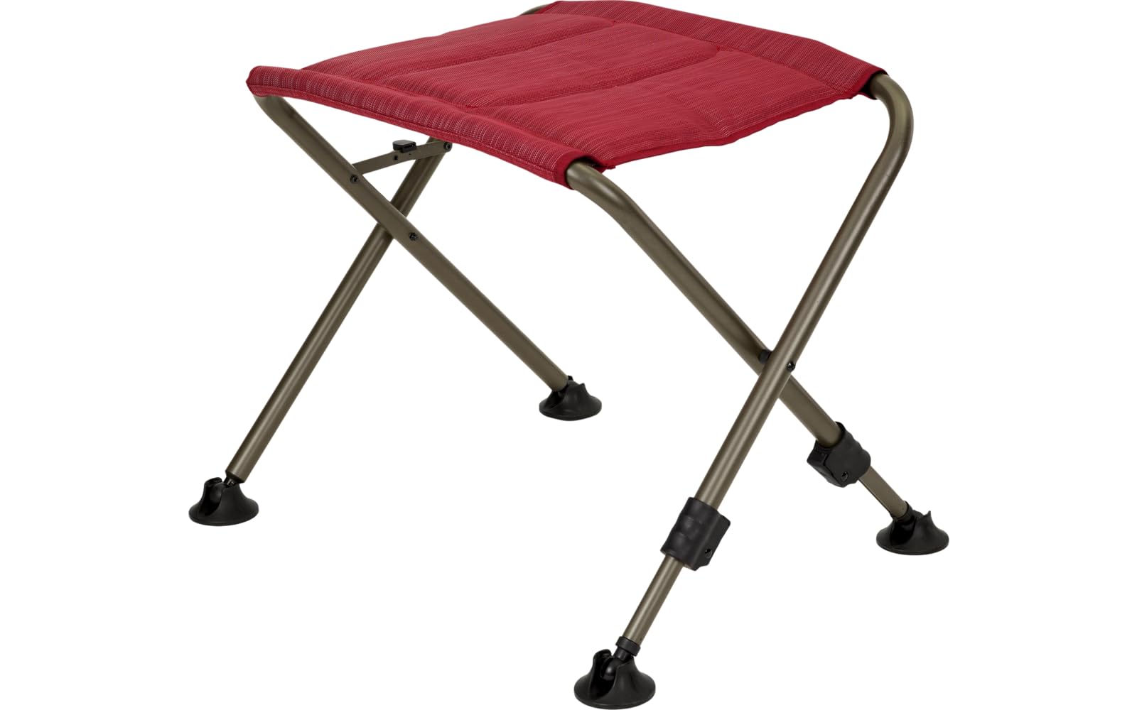 BERGER Slimline Beinauflage | Klapphocker Camping Fußhocker Outdoor belastbar bis 100 kg | Campinghocker Campingstuhl Fußstütze klappbar leicht & stabil | als Hocker oder Fußablage