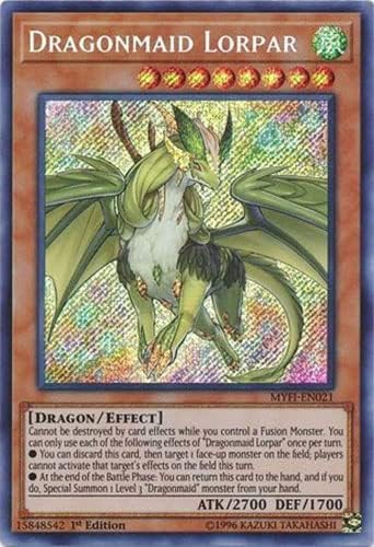 Yu-Gi-Oh! - Dragonmaid Lorpar - MYFI-EN021 - Secret Rare - 1st Edition - Mystic Fighters
