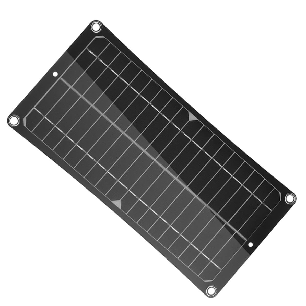 Pannello Solare 50w 18v Monocristallino Nero Leggero per Esterno