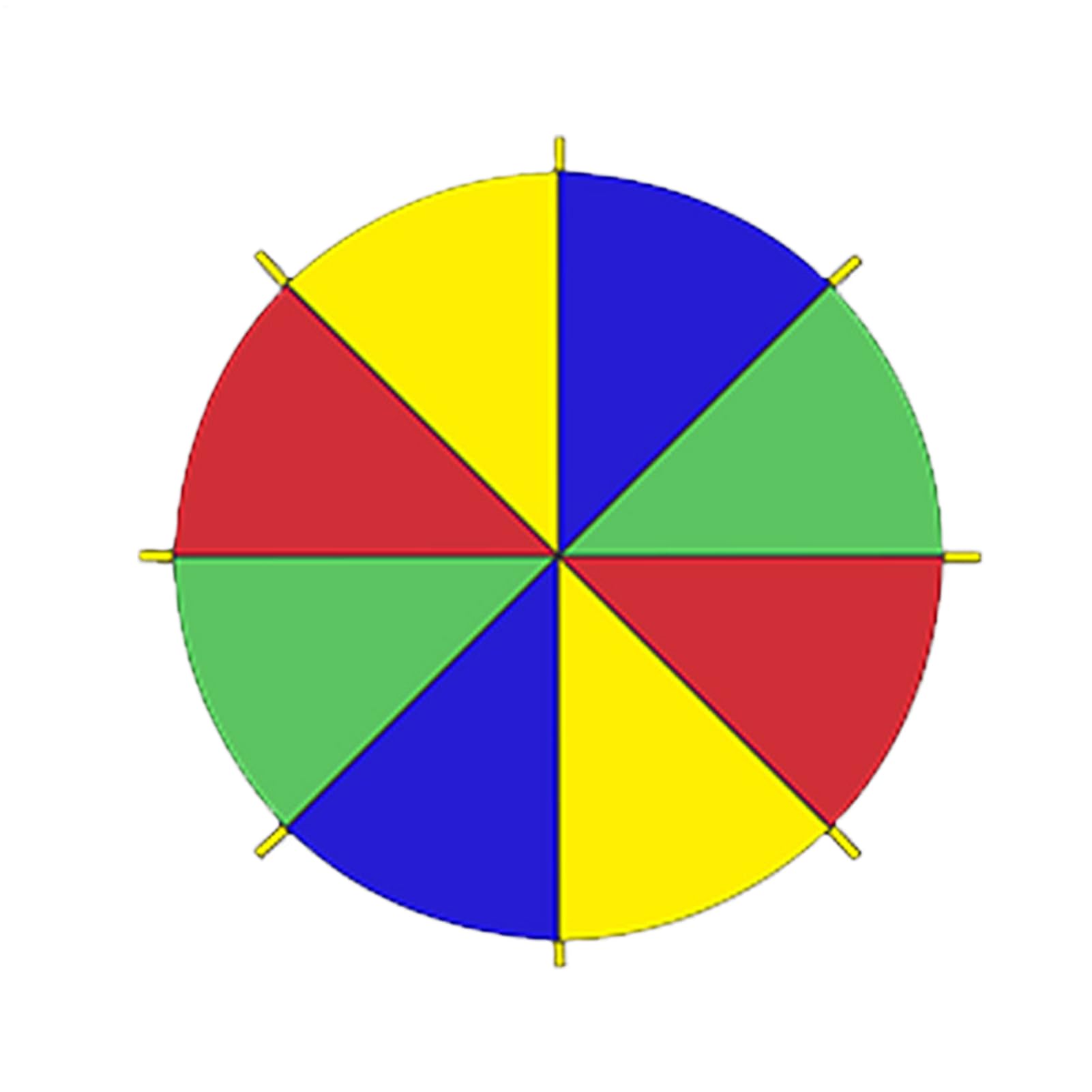 Paracaídas para niños, Rainbow Parachute,Coloridos niños en paracaídas con mangos | al aire libre, juegos de cooperación de carpa para la clase de gimnasio de la escuela primaria, patio traser