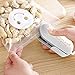Mini Bag Sealer, Handheld Heat Vacuum Sealers, 2 in 1 Heat Sealer and Cutter Handheld Portable Bag Resealer Sealer for Plastic Bags Food Storage Snack Fresh Bag Sealer (Battery Not Included)