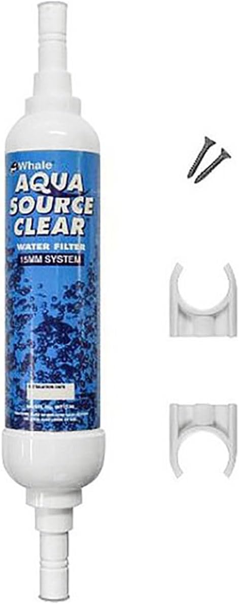 Whale WF1530 Aqua Source Carbon Water Filter-White, 15 mm