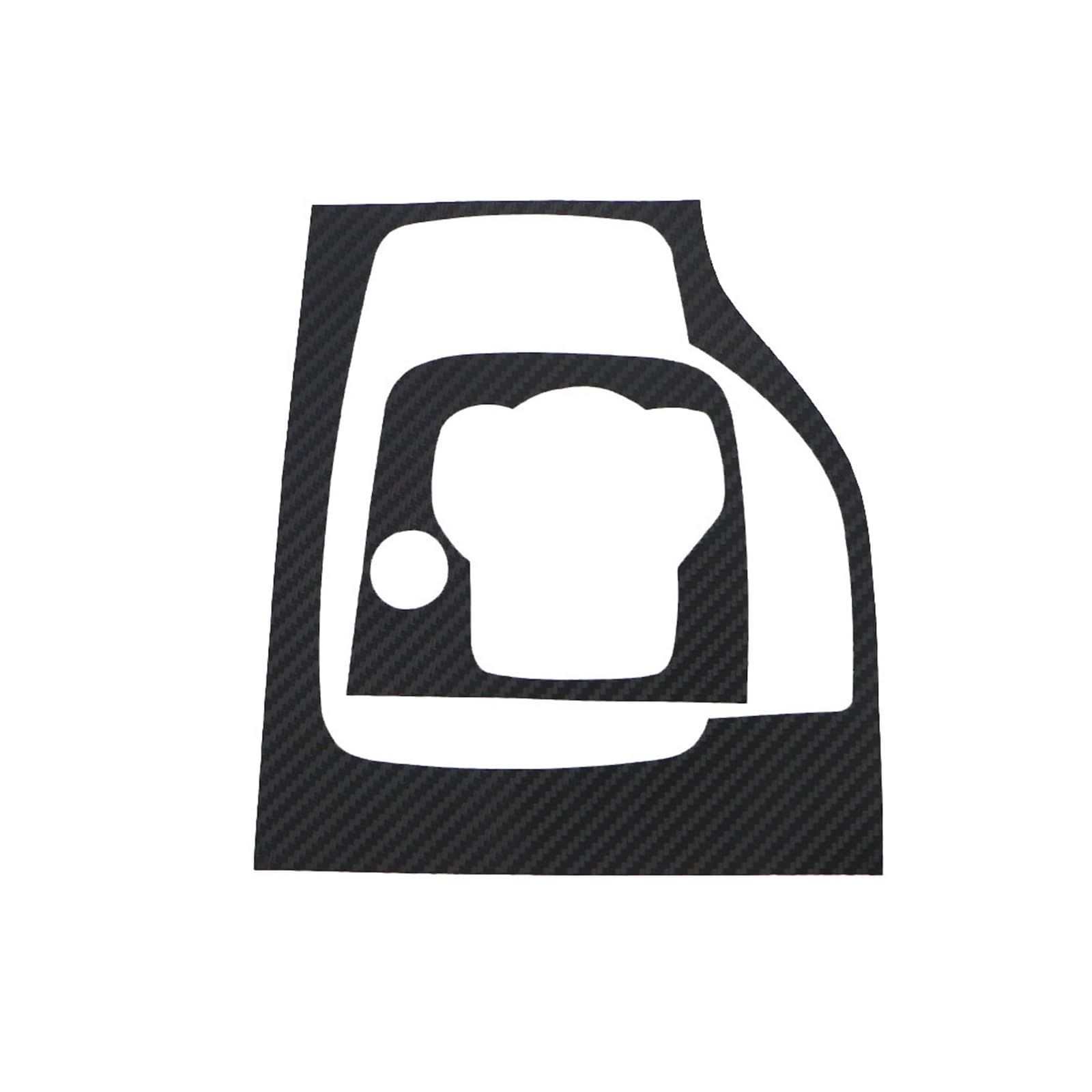 Interior Trim for Mazda 3 for Axela 2014 2015 2016 2017 2018 2019 Car Gear Head Shift Knob Panel Cover Trim Sticker Cover Trim Sticker(AT LHD Black)