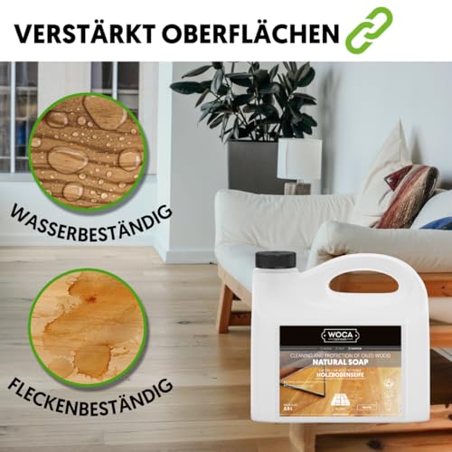 WOCA 511010A Holzbodenseife Natur 1 Liter – Ansicht 5