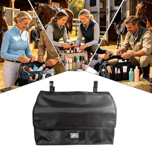 Sac à pansage équestre imperméable et léger pour brosses de cheval