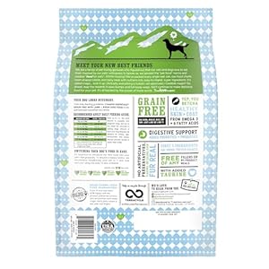 I and love and you Naked Essentials Dry Dog Food Lamb Bison High Protein Real Meat No Fillers Prebiotics Probiotics 4lb Bag