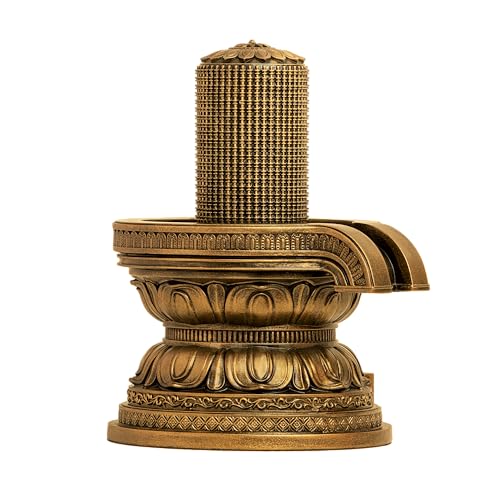 Image of SILAII 1008 Shiva Lingam Car Dashboard Sculpture - Mini Shivling Idol for Car Decor | Lord Shiva Statue for Home, Office & Gift | 3 Inch Religious Showpiece