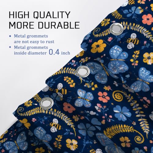 Rideau de douche nature et printemps pour baignoire d'angle grand format - 8