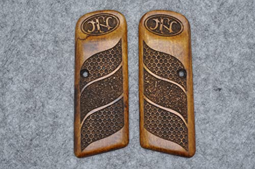 Browni̇ng Fn 1922 Walnut Wood Gri̇p Set - Gri̇ps #TOP28