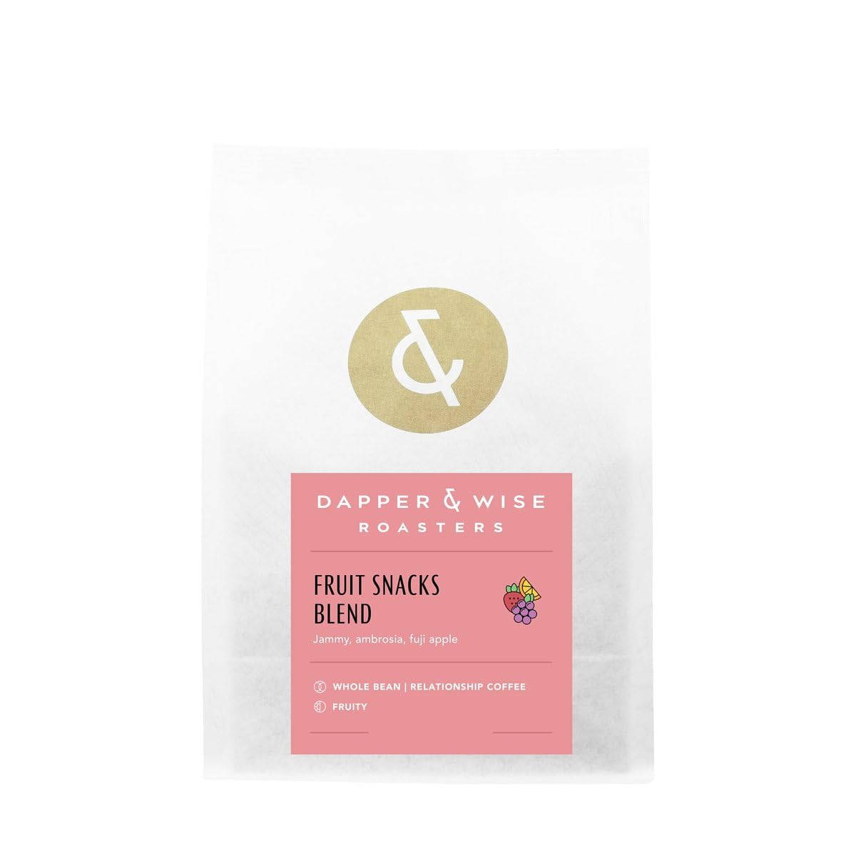 Fruit Snacks Blend - Roasted by Dapper & Wise - Freshly Ground Coffee - 5 Pound Bag