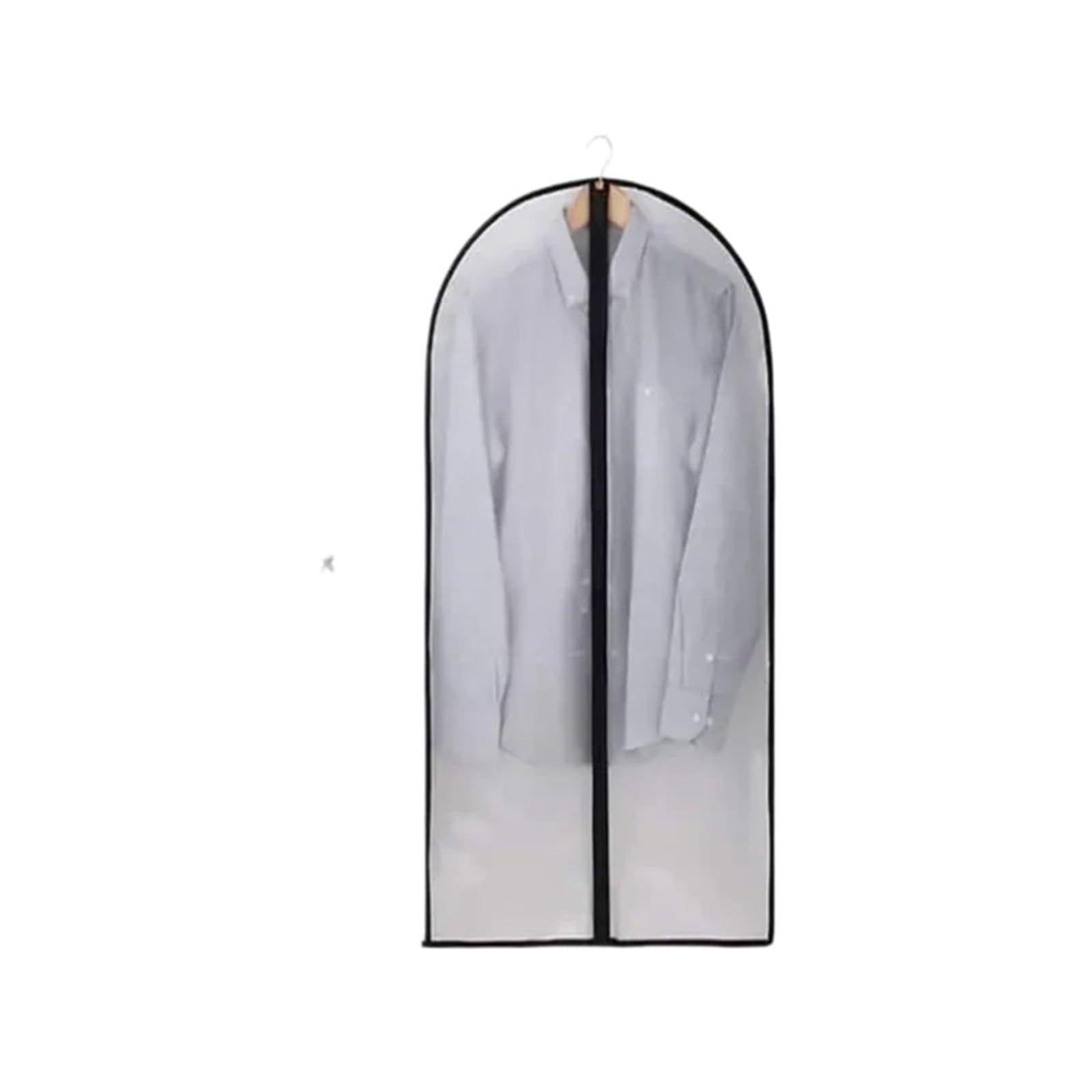 Clothes Covers Protector Bags Dustproof Clothing Covers Waterproof Clothes Dust Cover Coat Suit Dress Protector Hanging Garment Bags Closet Organizer(60x140cm,5pcs)