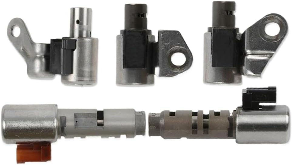 Car Transmission Solenoid Kit 5pcs Compatible With U340E U341E U341F Yaris 1.5L FWD Engine