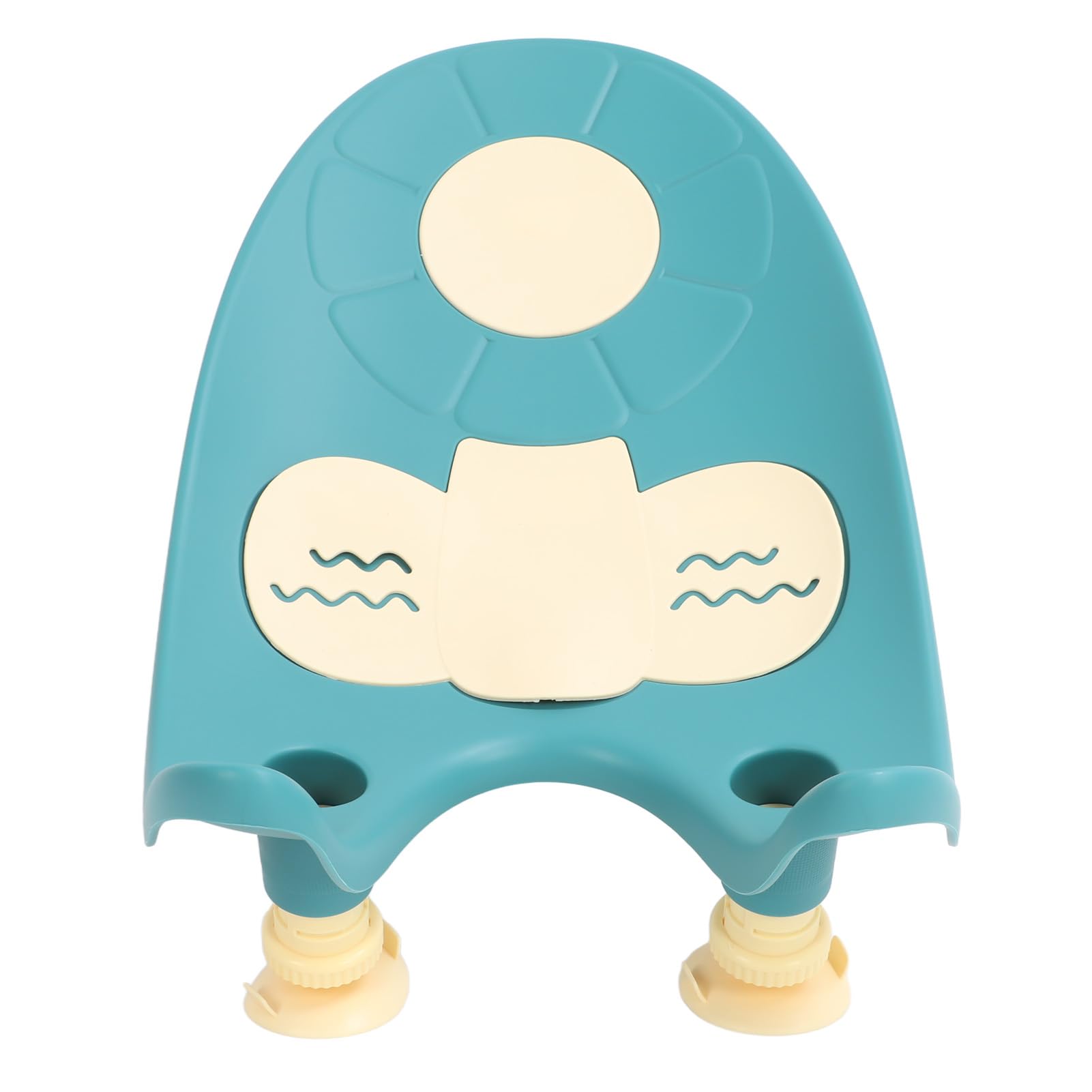 Baby Bath Support Detachable Storage, Prevent Slip, Easy Bathing, Excellent Plastic, with Drain Holes for Infant Shower Bracket (Green)