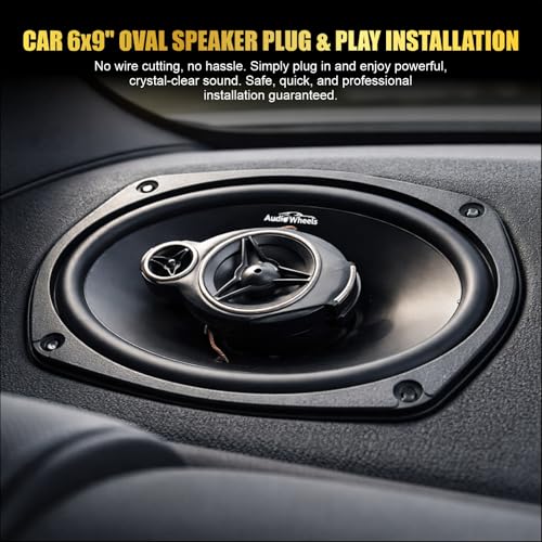 Image of Audio Wheels 6x9 Robert Parker Car Speaker - 180W RMS / 780W Max Power | 30mm High-Efficiency Voice Coil | Deep Bass Output |Rubber Edge with PP Cone | 4Ω Impedance | Premium High-Performance Sound