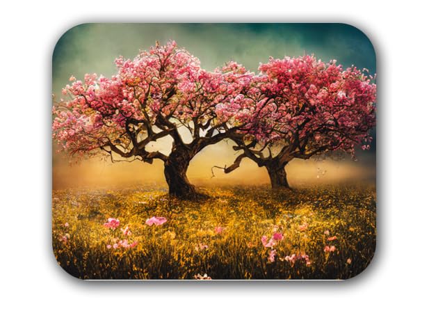 Image of Shivor Computer and Laptop Mouse Pad | Heat Resistant Rubber Base | Non Slip Surface | Smooth Tracking for Office Study Gaming Use | Nature Landscape Printed Design | Standard