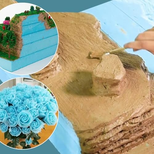 Perfeclan 5X Hohe Dichte Blau Schaum Platte DIY Modell Diorama Basis Blöcke Hobby Gebäude Kit Schaum 295x100x30mm, Blau