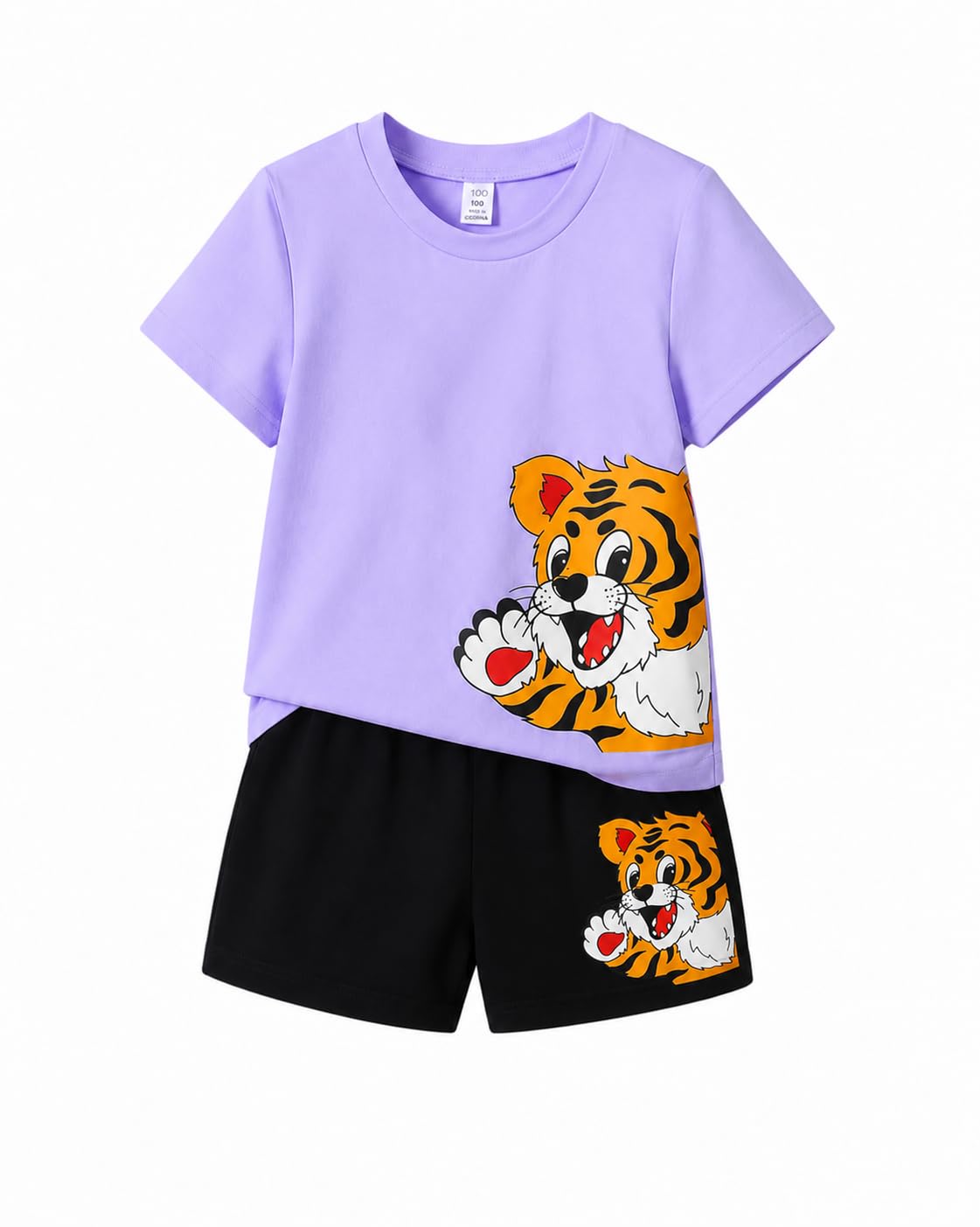 aby Boys Cotton Blend T-Shirt & Shorts Set | Kids Casual Top & Bottom Clothing Set | Comfortable Summer Wear for Toddlers & Boys-image-36