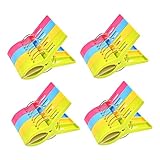 【Verdickungsmateria】- Handtuch Klammer aus verdicktem PP-Material mit verzinkten Stahlkreisscharnieren, leicht, stabiler, langlebiger und haltbarer als andere Plastikbefestigungen.