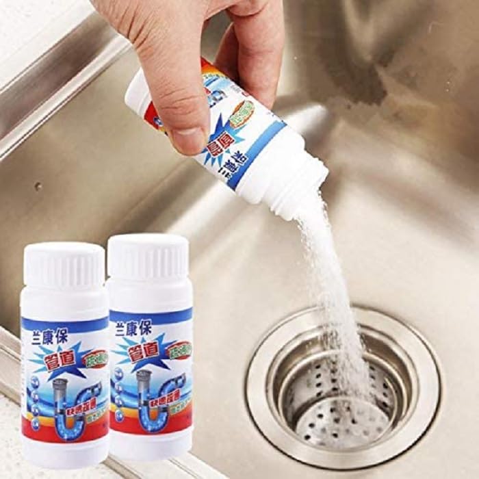 KVAJIR Powerful Sink & Drain Blockage Cleaner Powder Cleaning Tool,Drain Cleaner & Clog,Automatic Toilet Blockage Cleaner,Unclogs Pipe Dredging Agent Sink,For Kitchen Toilet Pack Of 1(110 G,Pack Of 1) (B0CYCJZW29) Amazon Price History, Amazon Price Tracker