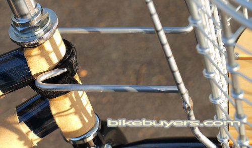 Fito Aluminum Alloy Portable Basket Wtih Wood Bottom, Made In Taiwan, For Beach Cruiser Bikes #TOP5