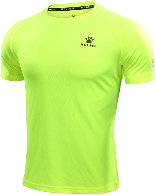 KELME Men's Running Quick Drying Short Sleeve T-Shirt