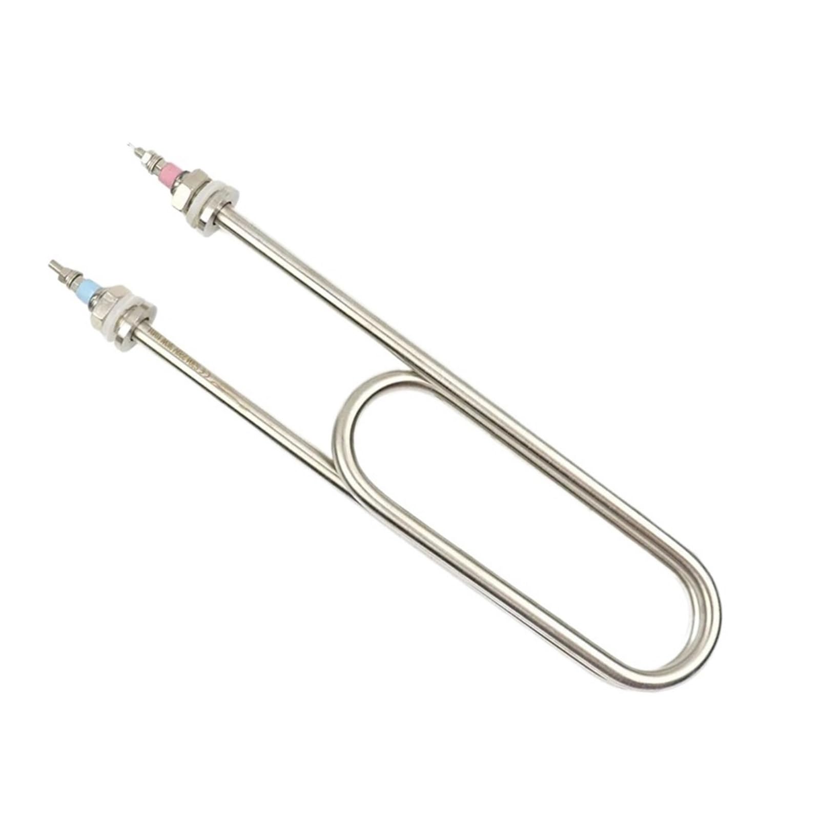Evpeoetcpc 3Kw 300L Stainless Steel Tubular Heater Immersion, 220/380V Immersion Water Heating Element U Shape M16 3/4/6Kw(380V,)