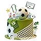 20PCS Fußball Torte Topper Fußball Spieler Torte Dekorationen Fußball Figur Fussball Deko Torte Kuchendeko für Fußball-Partydekorationen Sportparty-Dekorationen Fußball Geburtstagstorte Dekoration