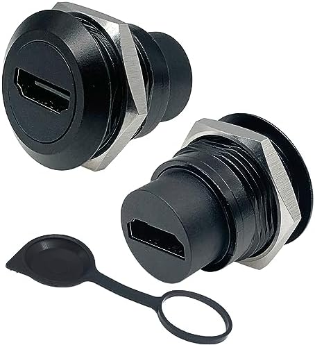 PENGLIN 2PCS HDMI 2.0 Panel Mount Connector Support 4K Resolution