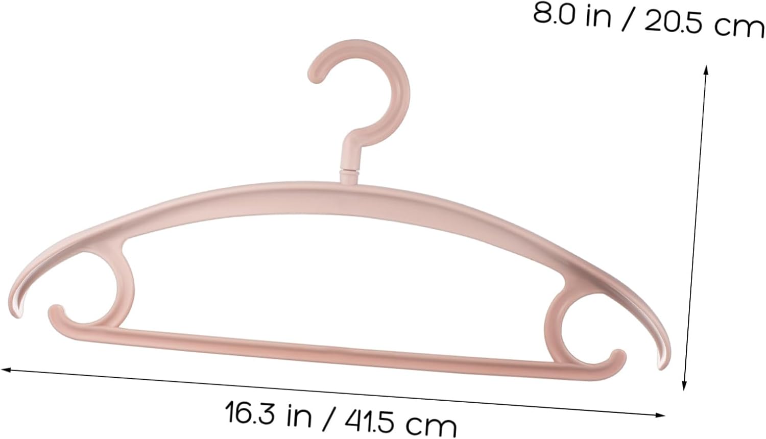 Luxshiny 10Pcs Nonslip Laundry Hangers Garment Hangers for Clothes Organization No Shoulder Bumps Space Saving Design for Coats Dresses and Pants Closets