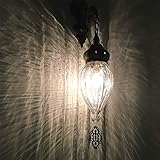 5. Illuminez n'importe quelle pièce : Le design rétro de cette applique murale ajoute une touche d'élégance à votre chambre, salon, salle à manger, bureau, cuisine, couloir, hall d'entrée, chambre d'enfant, etc. Installez ce luminaire facile à installer dans n'importe quel espace ou décoration.