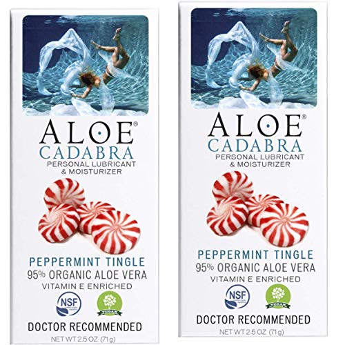 Aloe Cadabra Flavored Personal Lubricant, Best Natural Lube Oral Gel for Her, Him