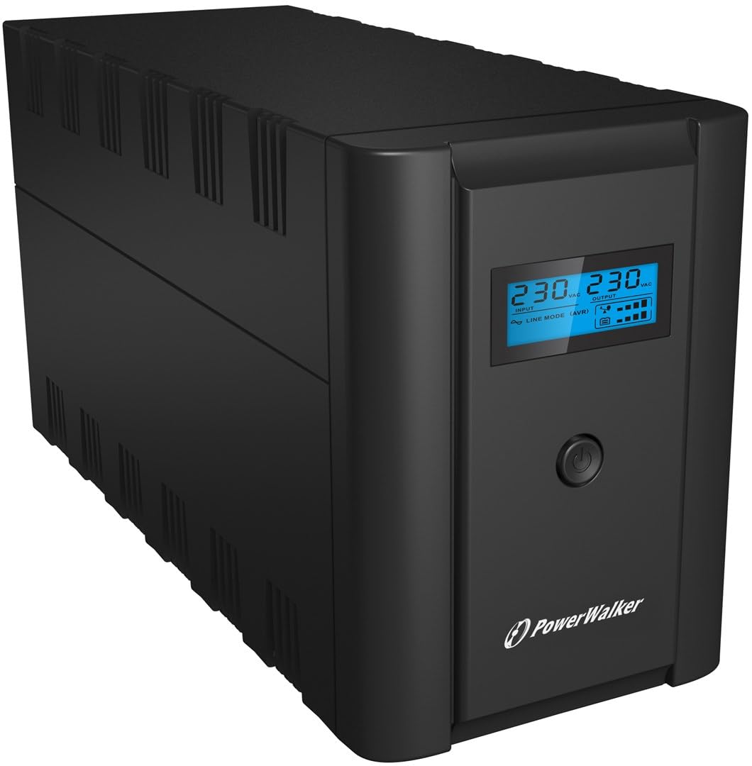 POWER WALKER ups Line-Interactive 2200VA 2X 230V EU,2X IEC C13,RJ11/RJ45,USB,LCD