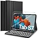 Produktbild IVSO Samsung Galaxy Tab S7 Tastatur Hülle mit Panzerglas, [QWERTZ Deutsches], Schutzhülle mit abnehmbar Bluetooth Beleuchtete Tastatur für Samsung Galaxy Tab S7 (SM-T870/875) 11 Zoll 2020, Schwarz
