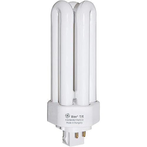 GE 97614 - F26TBX/827/A/ECO - 26 Watt Triple-Tube Compact Fluorescent Light Bulb, 2700K