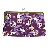 [衣櫻] ころもざくら がま口 和柄 唐草 猫 柴犬 兎 和生地 ウエスト ショルダー バッグ BAG 鞄 メンズ レディース 2WAYボディ SA-1186-7ウサギ-FREE