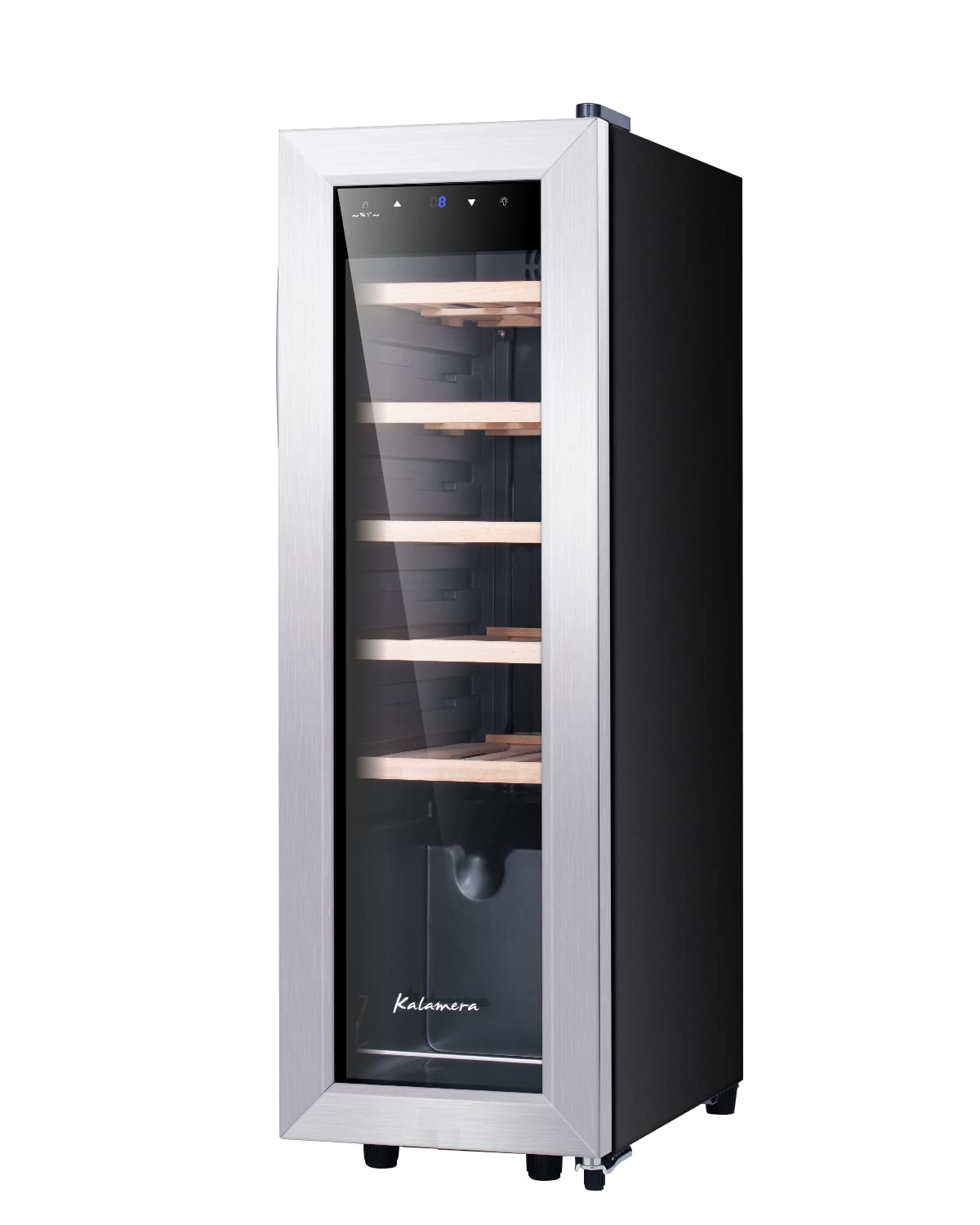 Kalamera Weinkühlschrank 12 Flaschen 35 Liter Kompressor 5-18°C KRC-35FCSS