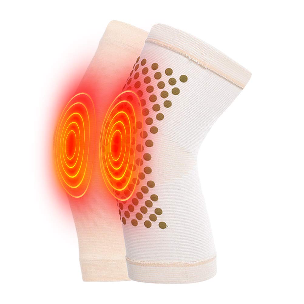 CeFoney Wormwood Self Heating Knee Brace Keen Wrap Keen Support Warm Knee Pads for Joint Pain, Pain Relief