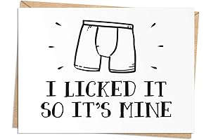 Funny Birthday, Anniversary, or Valentine's Day Card - Naughty Card for Man