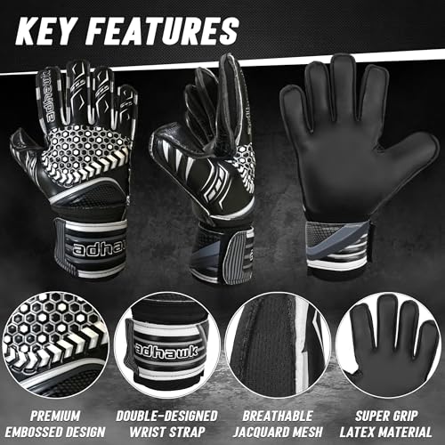 Adhawk G Gloves gants tactiles noirs adhérence maximale 9 - 5